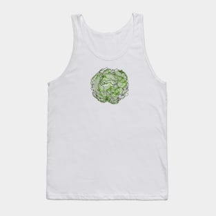 Watercolour lettuce Tank Top